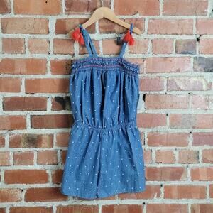 BCBG Girls chambray romper 12